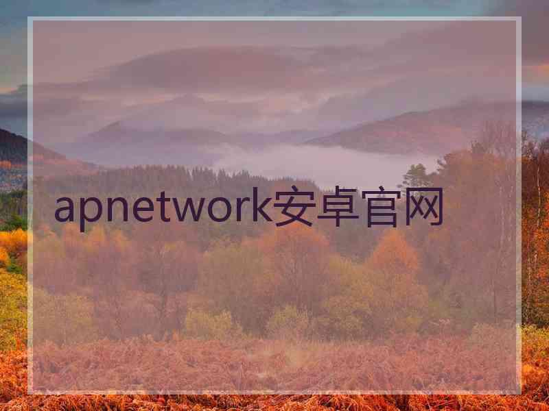 apnetwork安卓官网