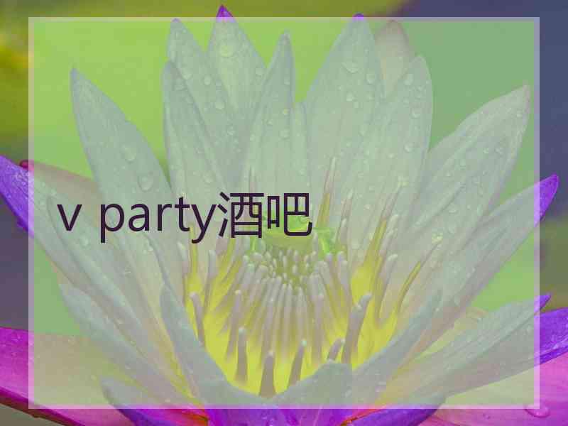 v party酒吧