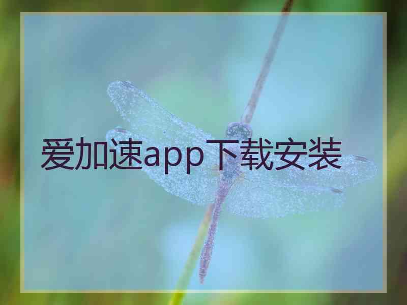 爱加速app下载安装