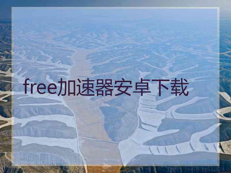 free加速器安卓下载