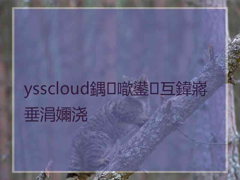 ysscloud鍝噷鍙互鍏嶈垂涓嬭浇