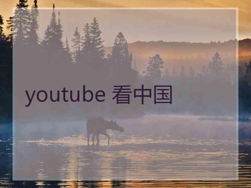 youtube 看中国