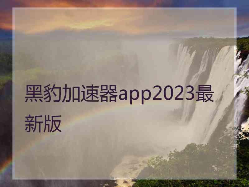 黑豹加速器app2023最新版