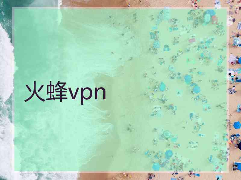 火蜂vpn