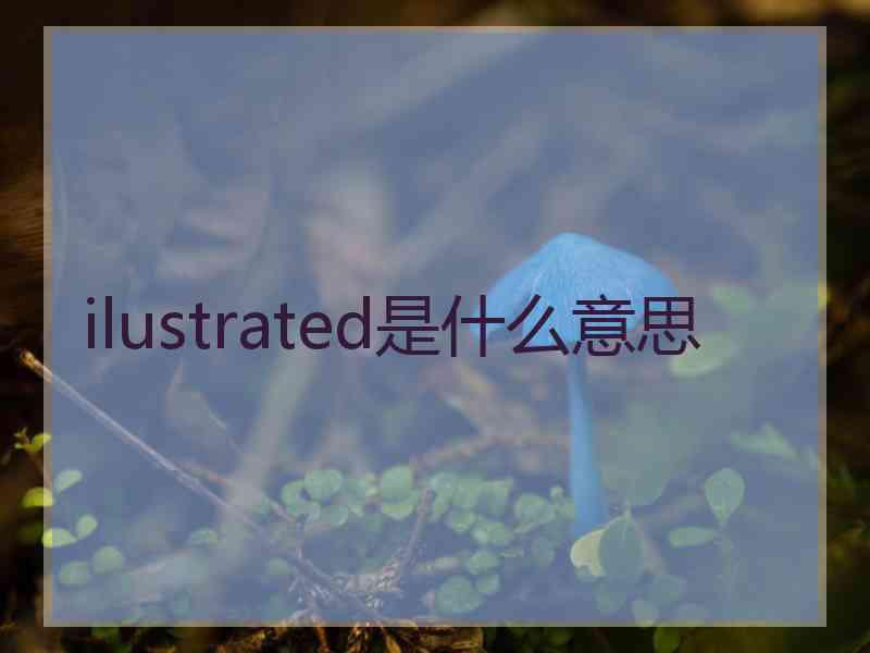 ilustrated是什么意思