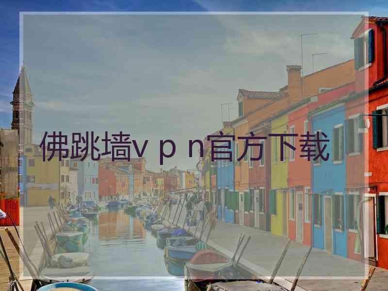 佛跳墙v p n官方下载