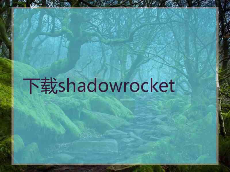 下载shadowrocket