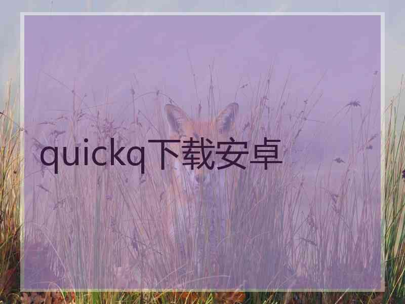 quickq下载安卓