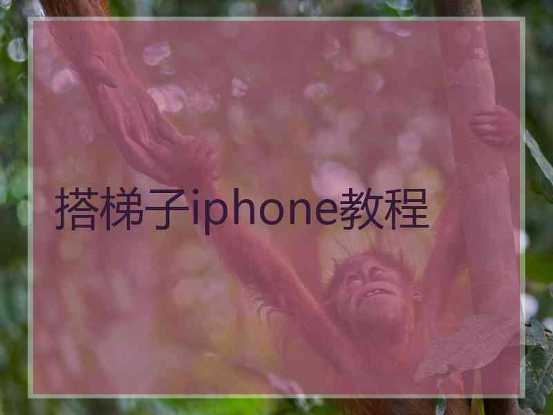 搭梯子iphone教程