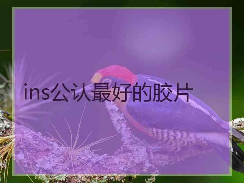 ins公认最好的胶片