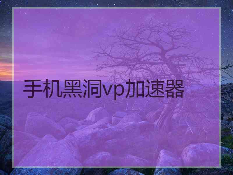 手机黑洞vp加速器