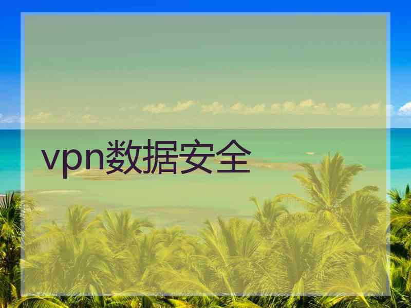 vpn数据安全