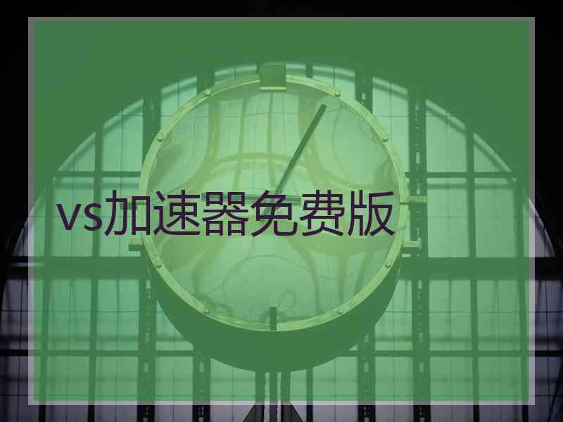 vs加速器免费版