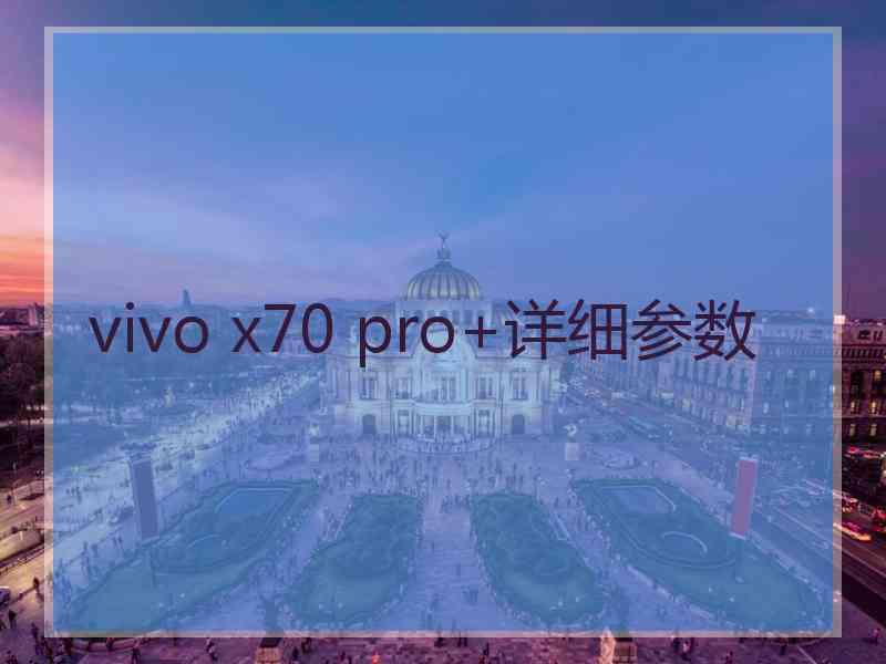 vivo x70 pro+详细参数