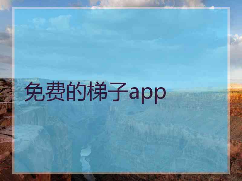 免费的梯子app