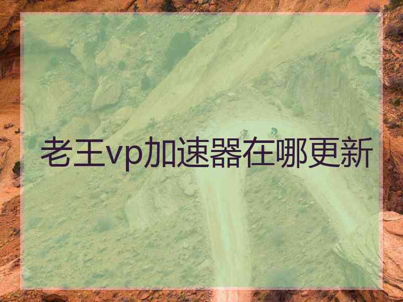 老王vp加速器在哪更新