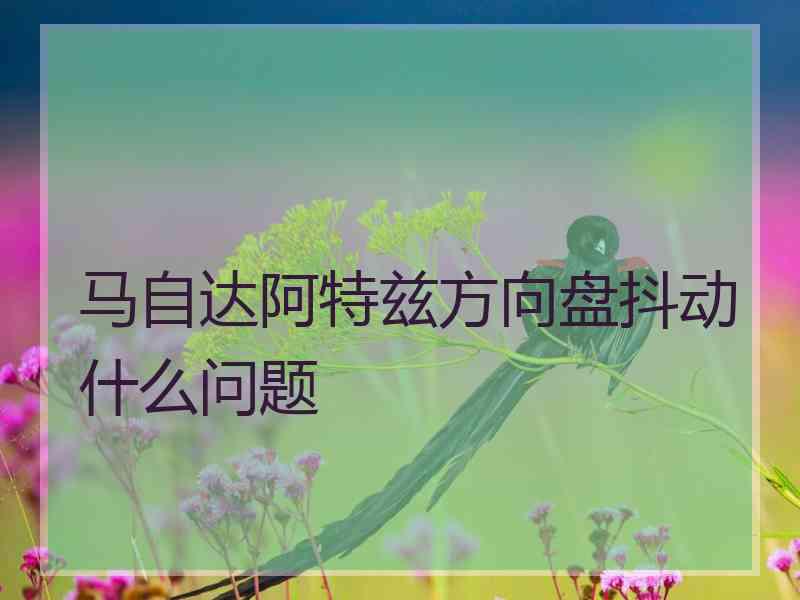 马自达阿特兹方向盘抖动什么问题