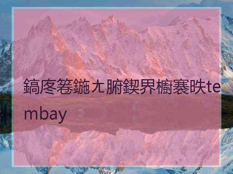 鎬庝箞鍦ㄤ腑鍥界櫥褰昳tembay