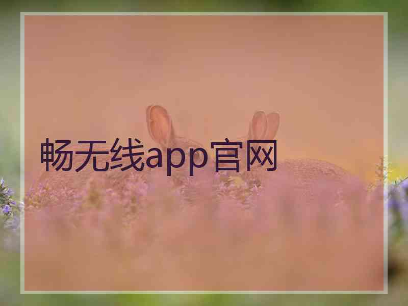 畅无线app官网