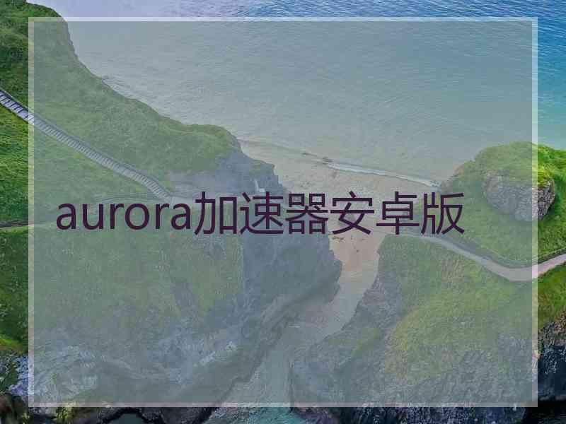 aurora加速器安卓版