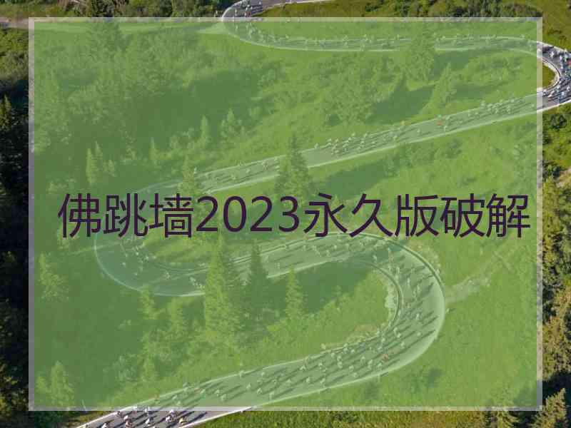 佛跳墙2023永久版破解