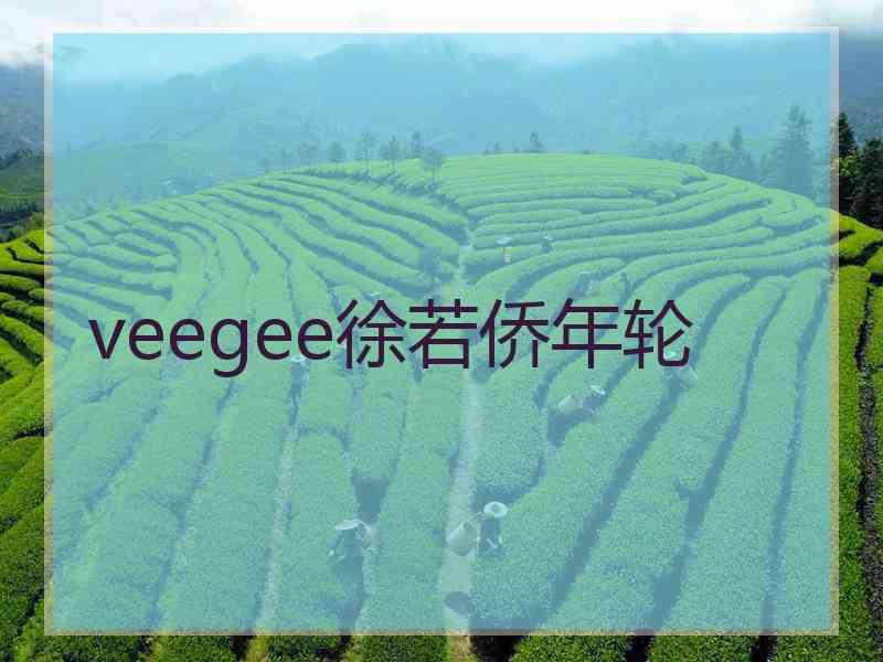 veegee徐若侨年轮