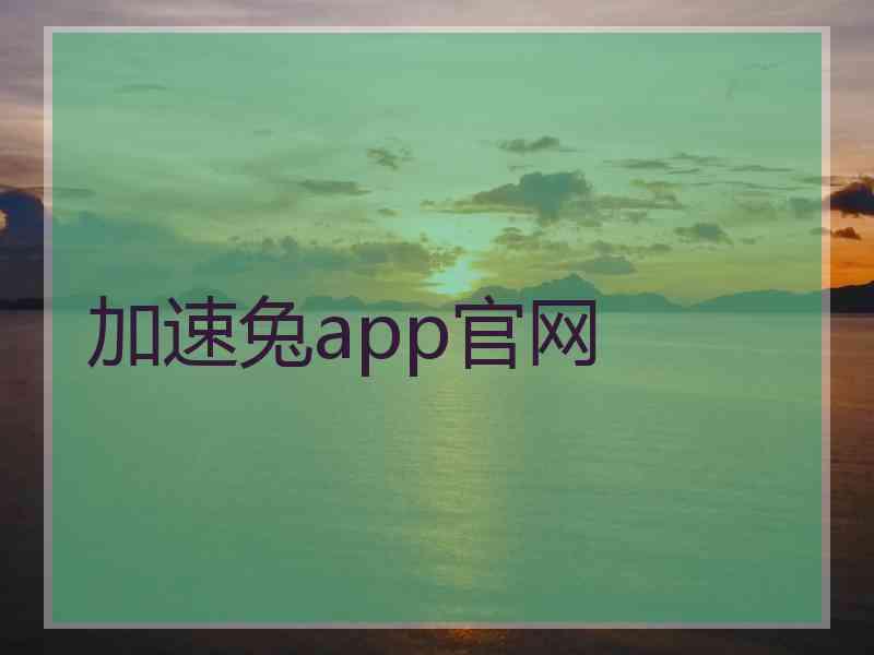 加速兔app官网