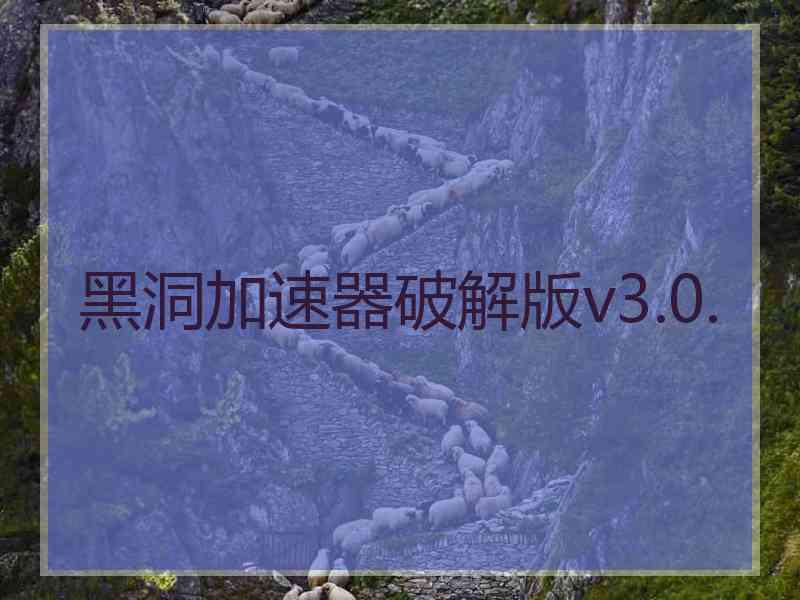 黑洞加速器破解版v3.0.