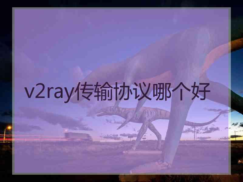 v2ray传输协议哪个好