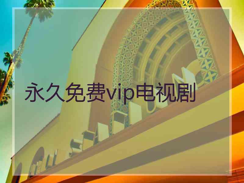 永久免费vip电视剧