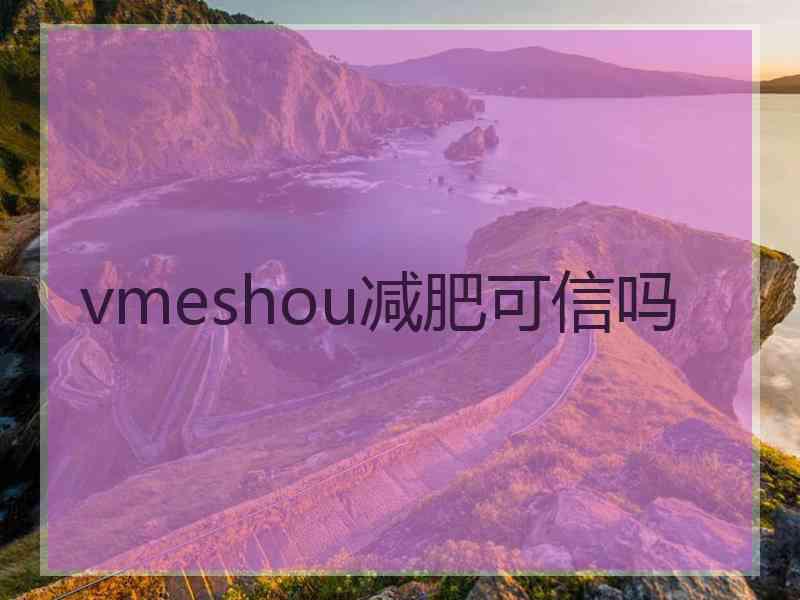 vmeshou减肥可信吗