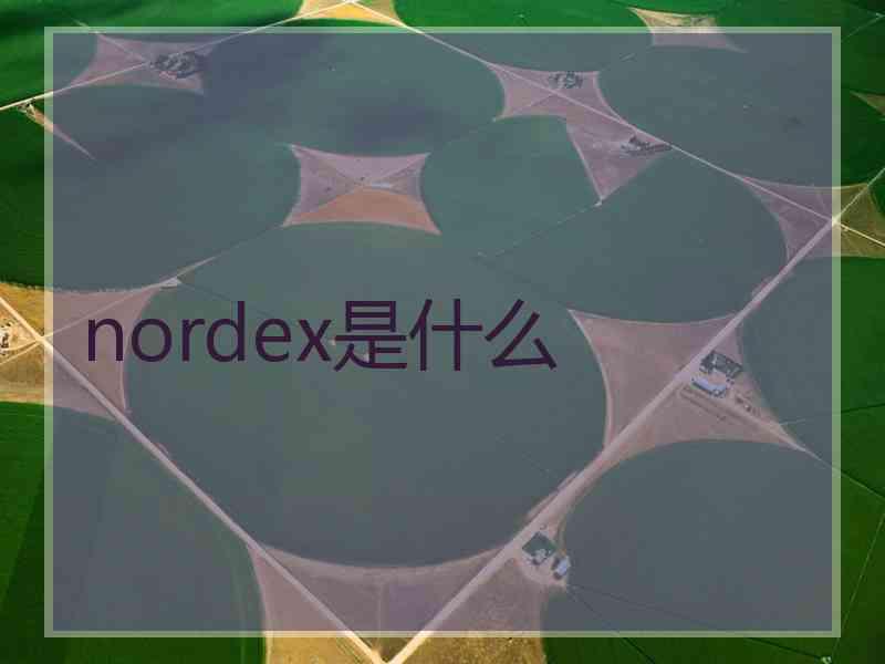 nordex是什么