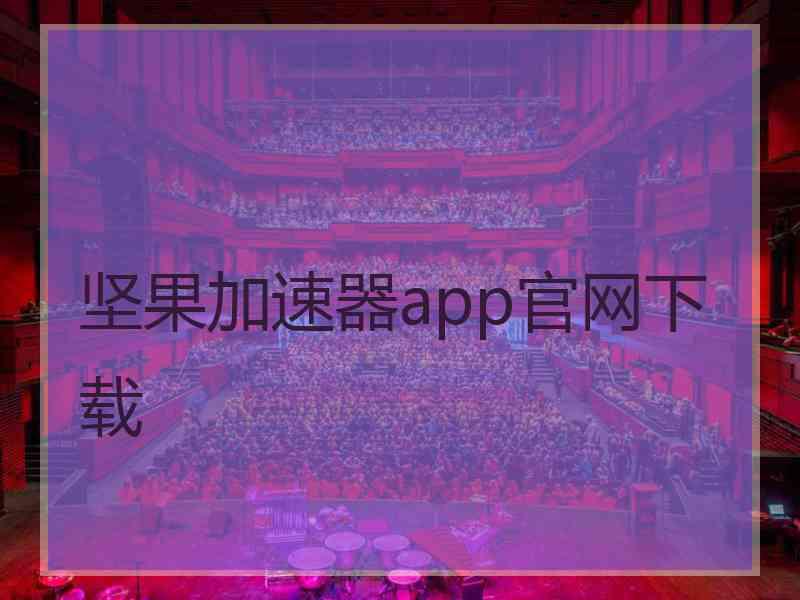 坚果加速器app官网下载