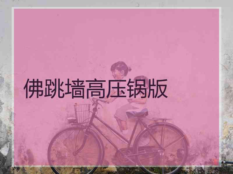 佛跳墙高压锅版