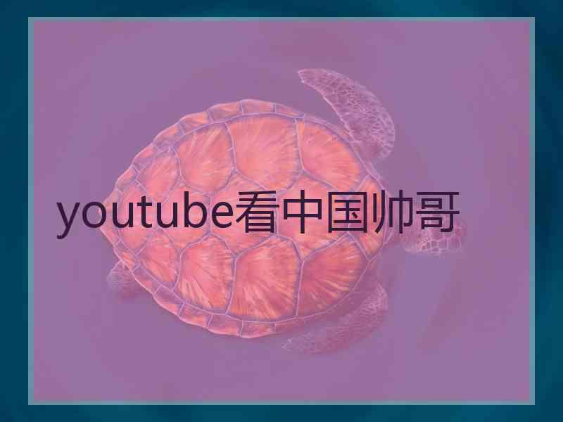 youtube看中国帅哥