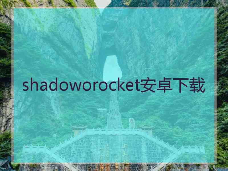 shadoworocket安卓下载