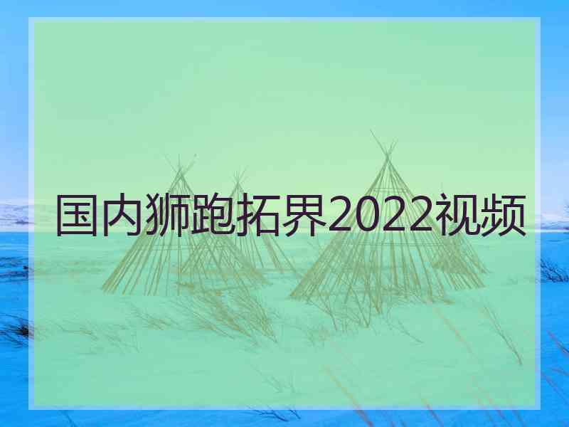 国内狮跑拓界2022视频