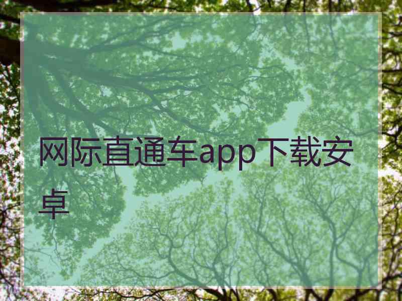 网际直通车app下载安卓