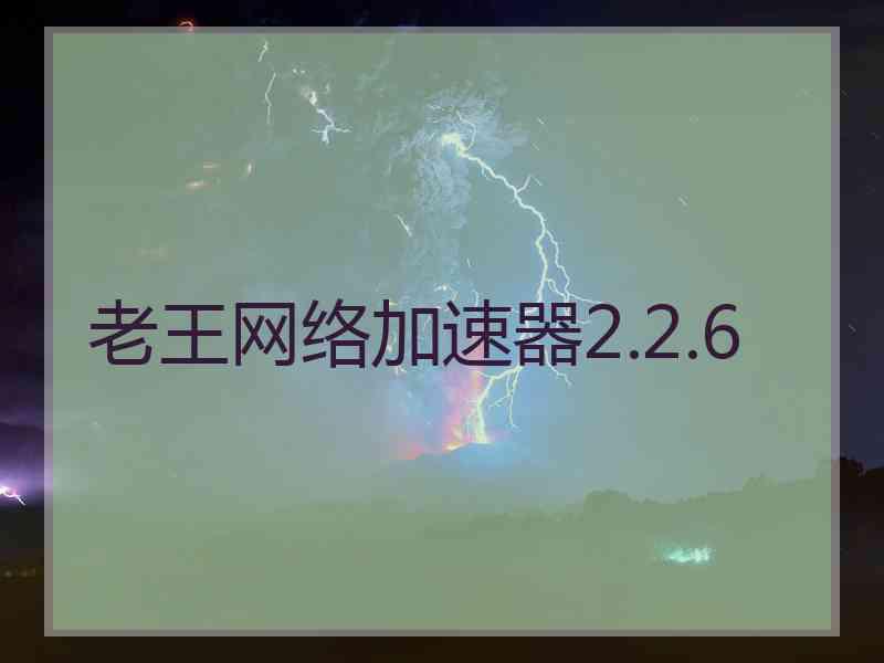 老王网络加速器2.2.6