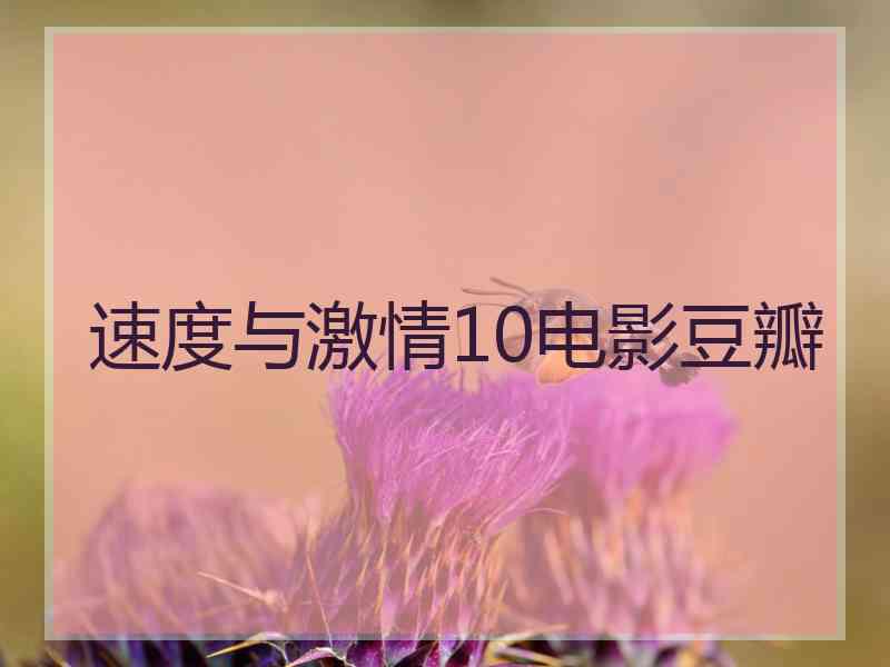 速度与激情10电影豆瓣