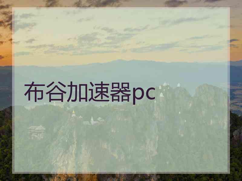 布谷加速器pc