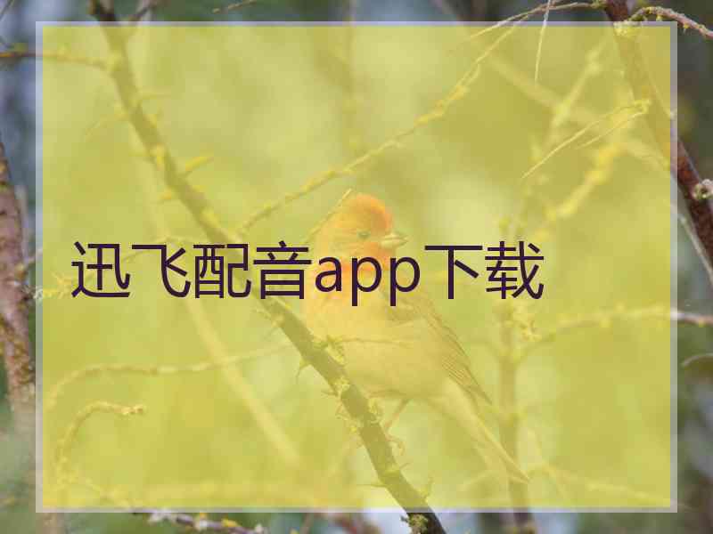 迅飞配音app下载