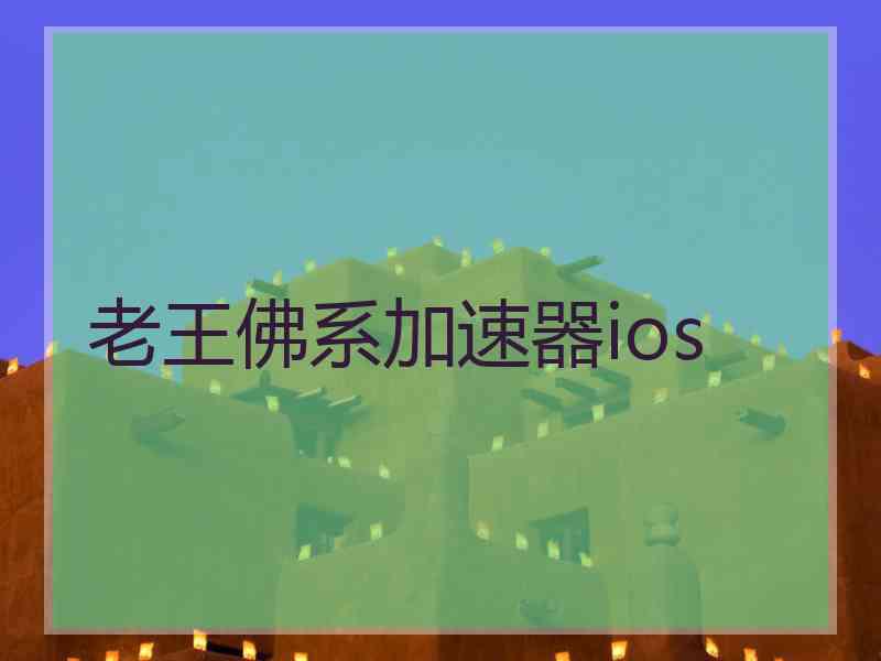 老王佛系加速器ios