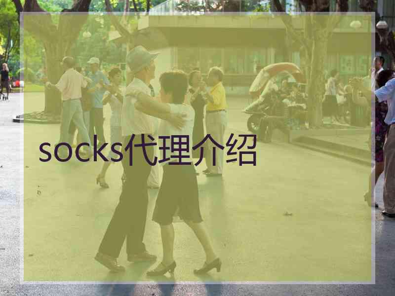 socks代理介绍