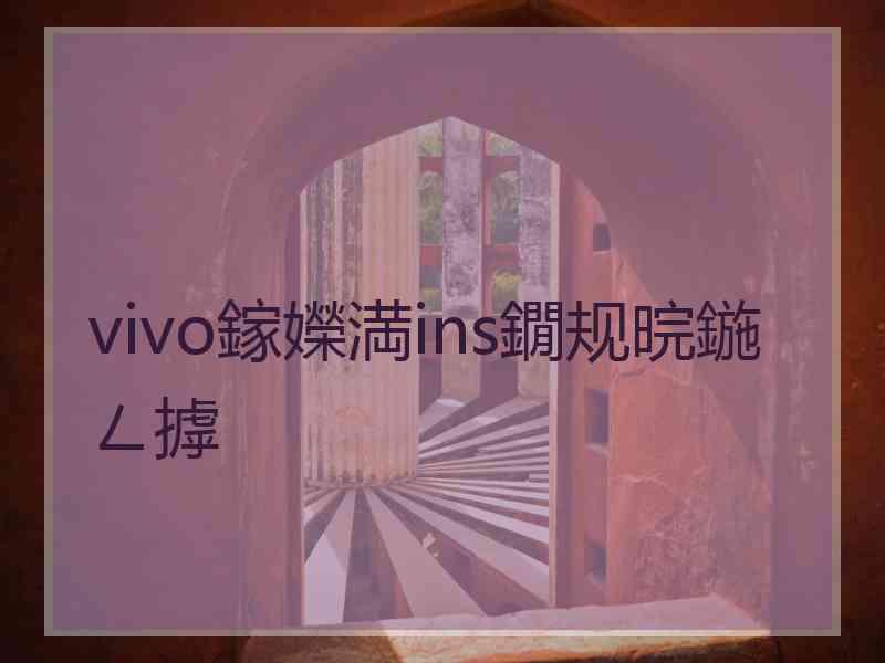 vivo鎵嬫満ins鐗规晥鍦ㄥ摢