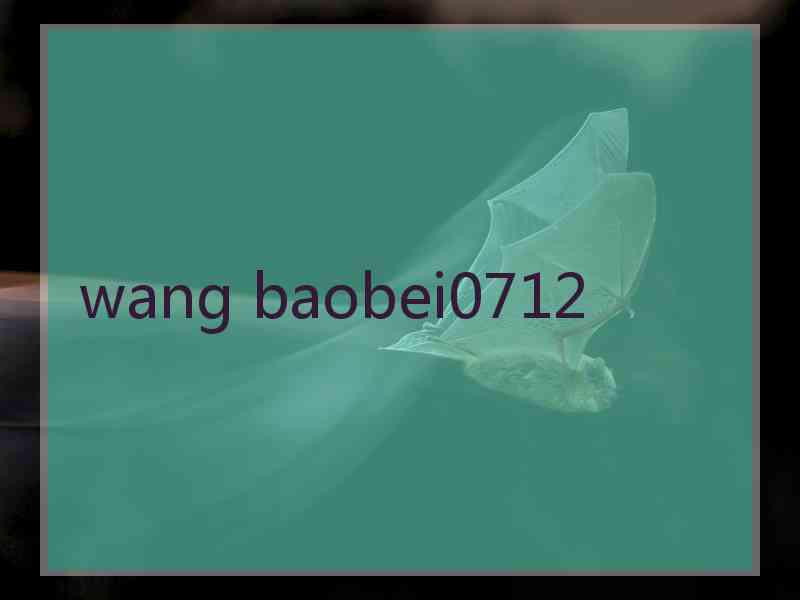 wang baobei0712