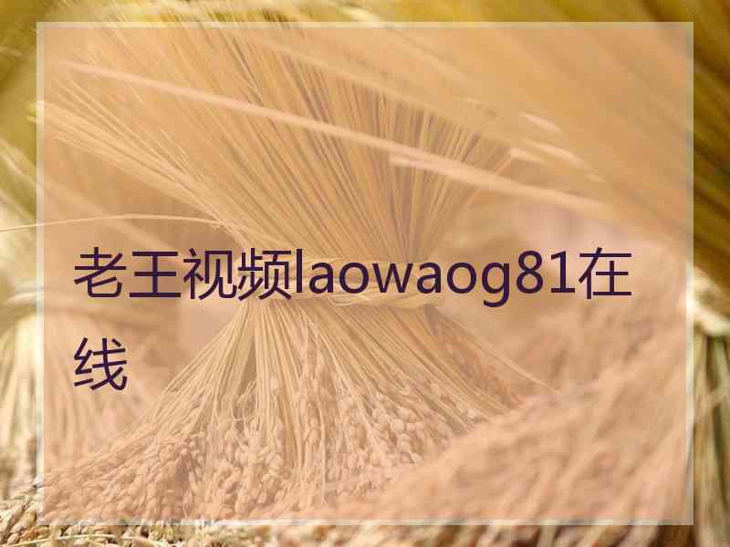 老王视频laowaog81在线