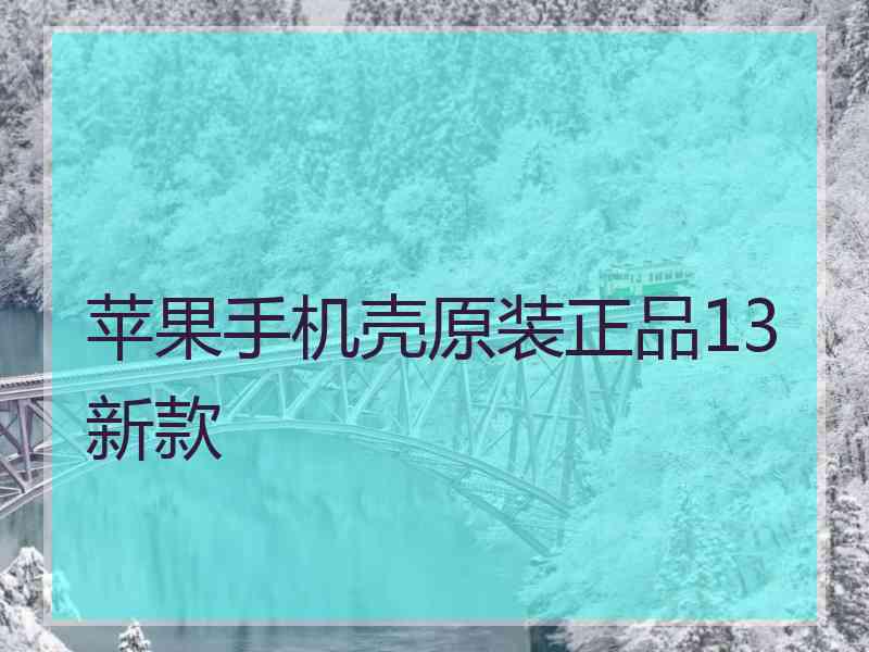 苹果手机壳原装正品13新款