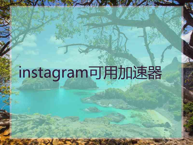 instagram可用加速器