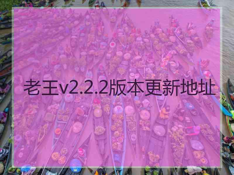 老王v2.2.2版本更新地址